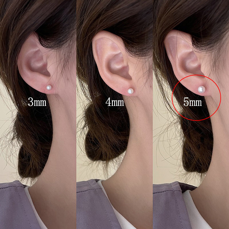 Women's Procurement Service Of Korean Pearl High-grade Earrings
