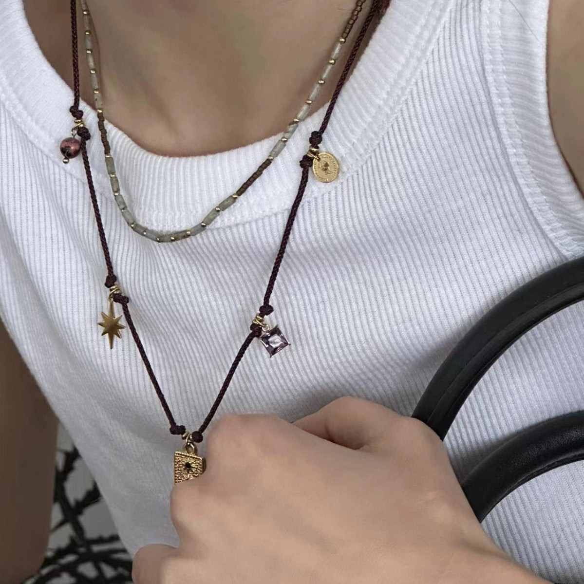 Afraid Of Water Series Titanium Steel Earrings