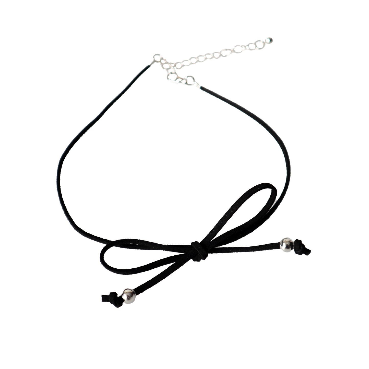 Ballet Black Sexy Veet Band Bow Collar