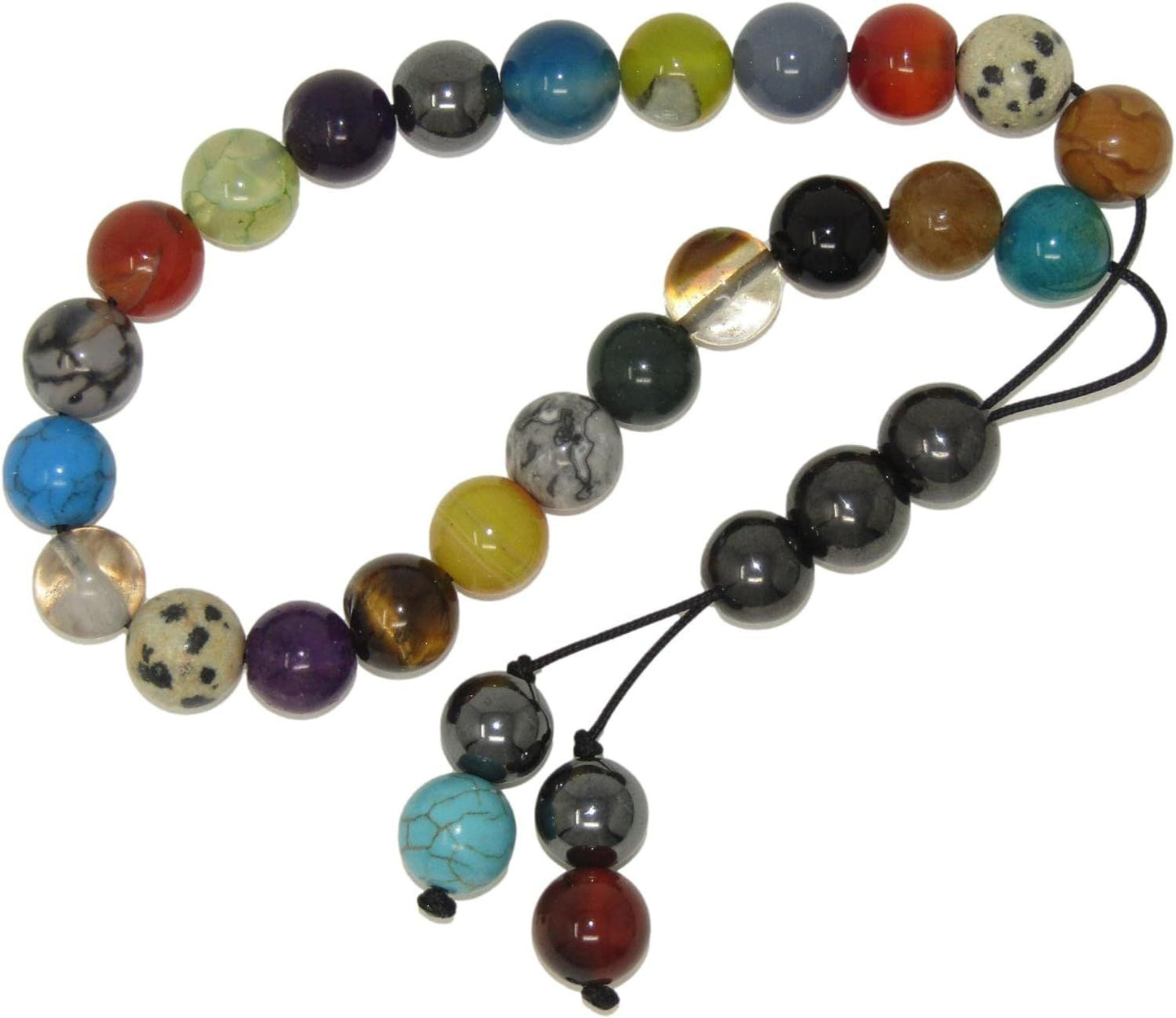 Stone Fluorite Hematite Tiger Eye Rose Bracelets