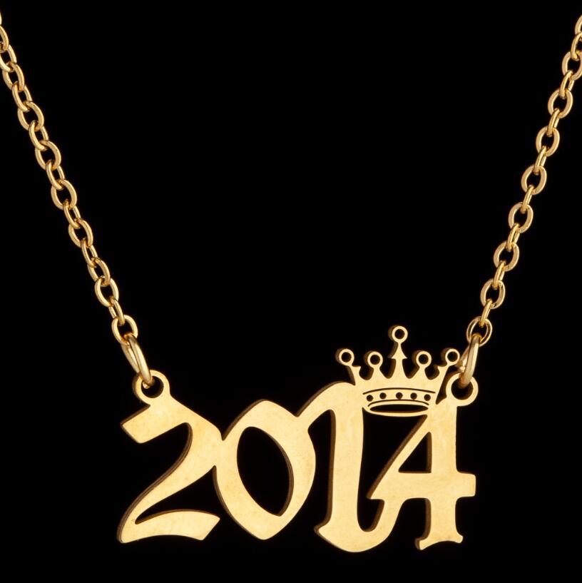 Women's Wind Lucky Digital Angel Clavicle Chain Necklaces