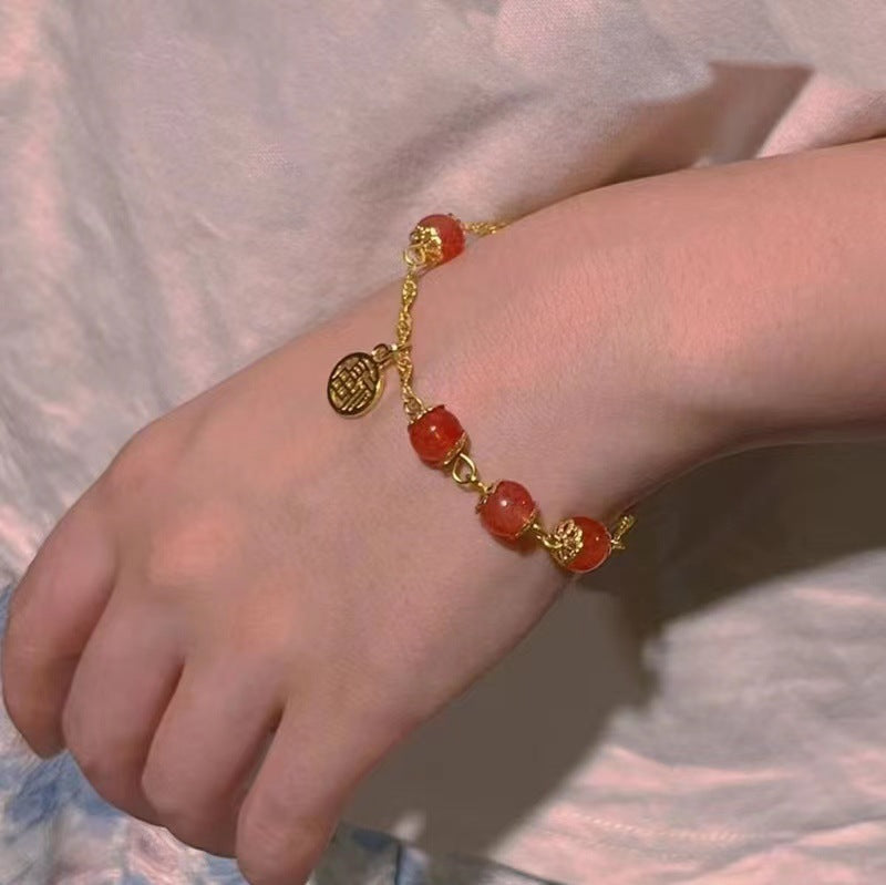 Lucky Beads Female Fashion High Sense Light Bracelets