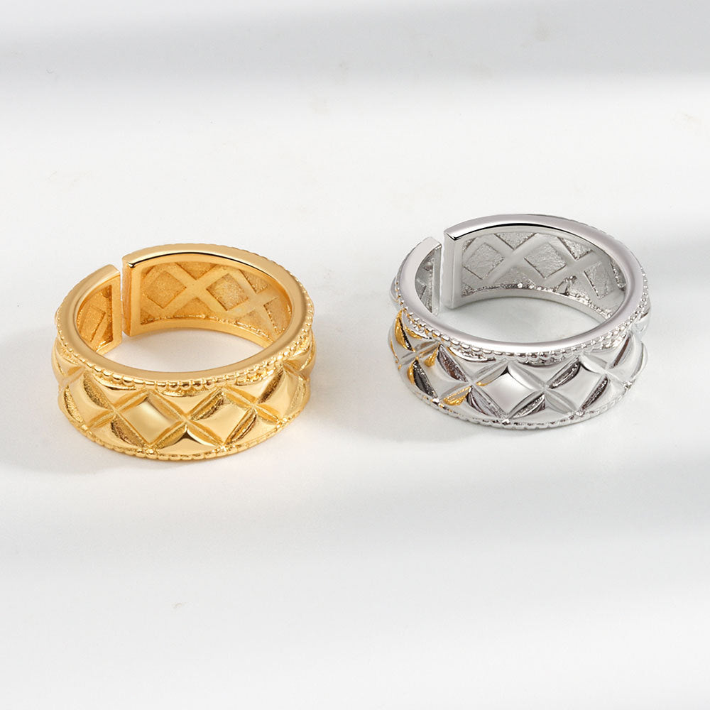 Female Everyday Fashion Gold Classic Style Open Rings