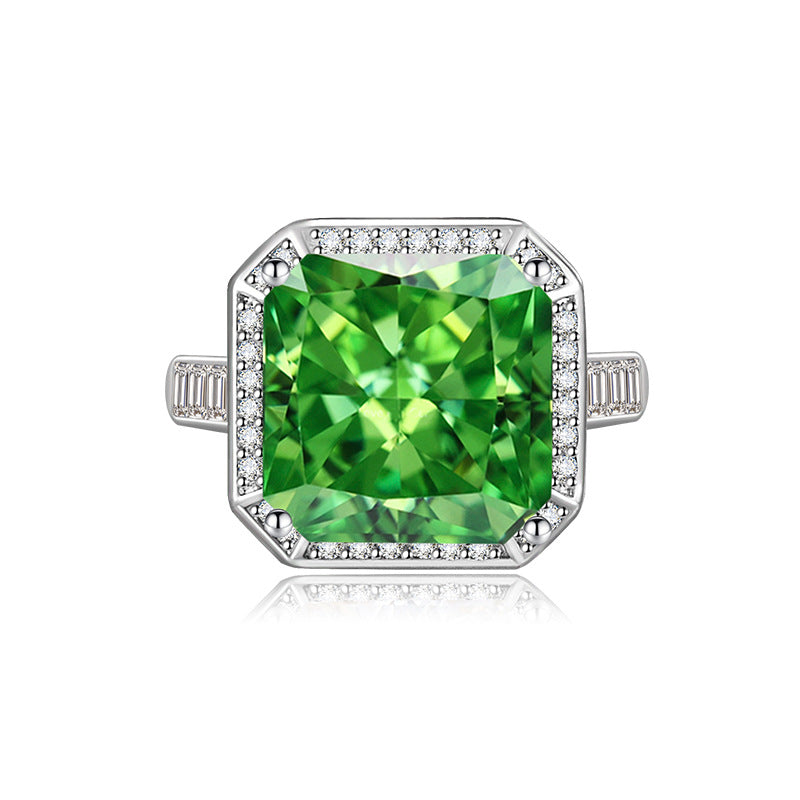 Flower Cut High Carbon Diamond Sea Rings