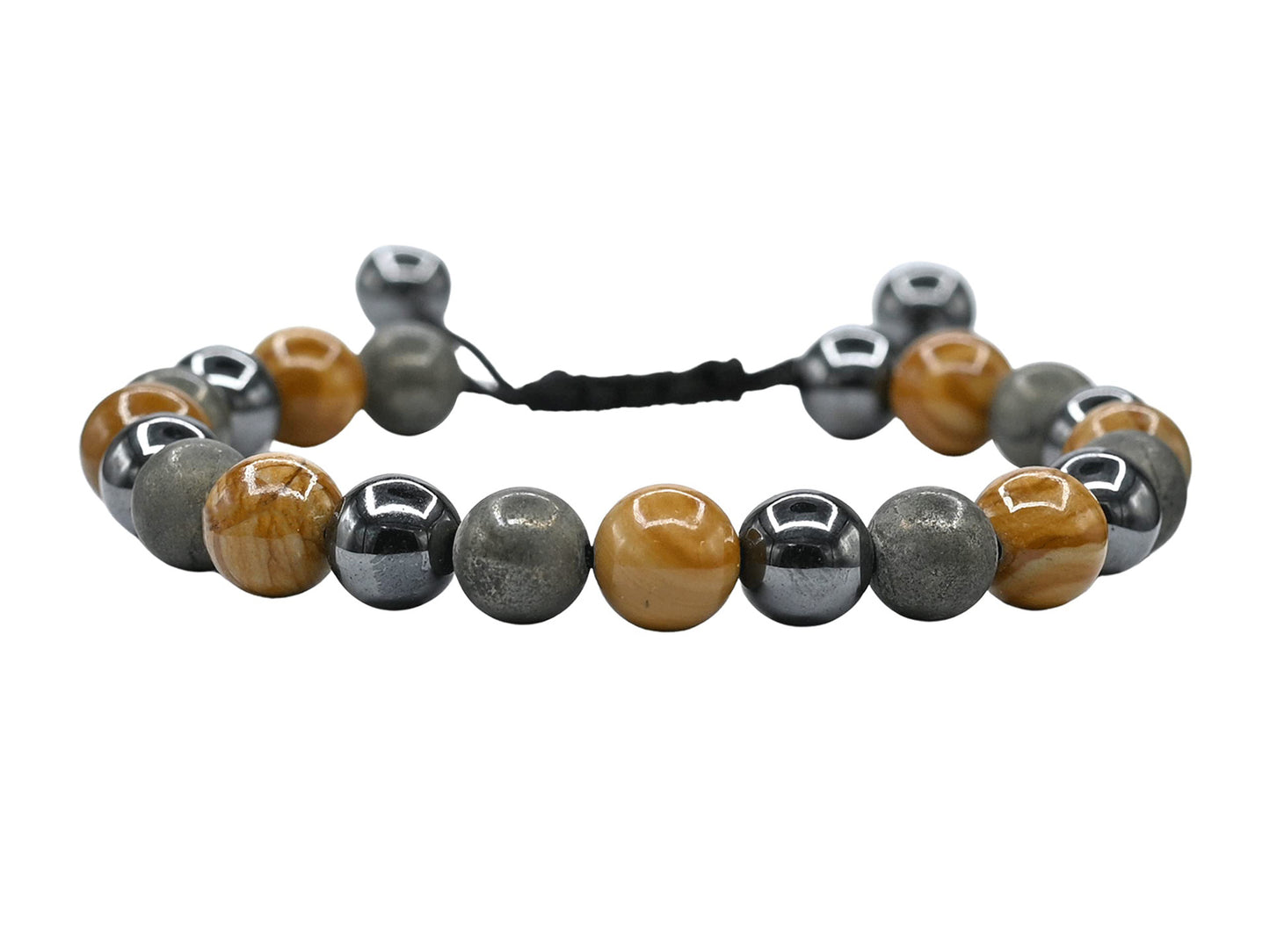 Stone Fluorite Hematite Tiger Eye Rose Bracelets