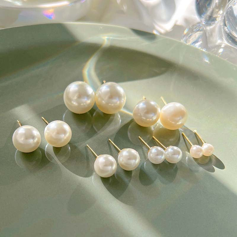 Needle Bright Pearl Female High Sense Rings