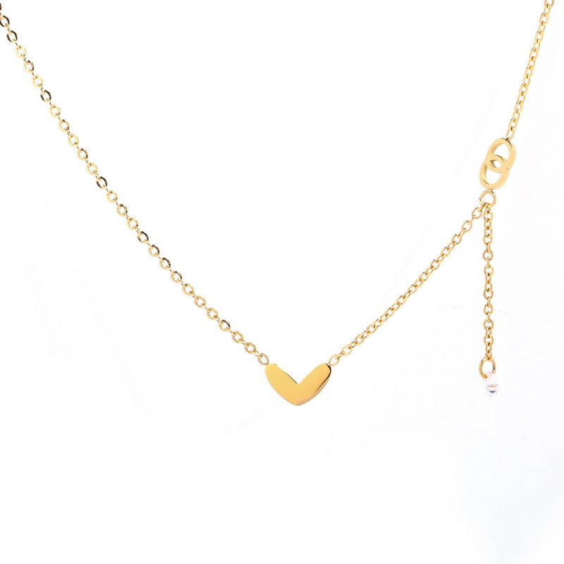 Special Interest Light Luxury Zircon Clavicle Chain Cold Wind High Necklaces