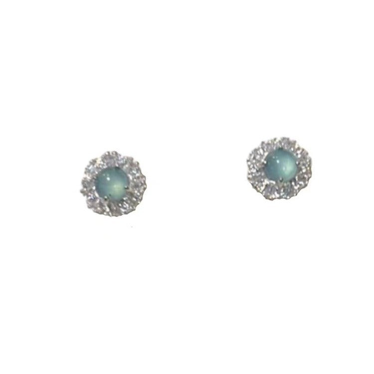 Niche Design Trend Diamond Geometric Square Cat Eye Fashion Simple Rings
