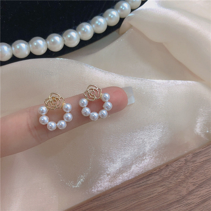 Light Luxury Diamond Female Niche Design Earrings