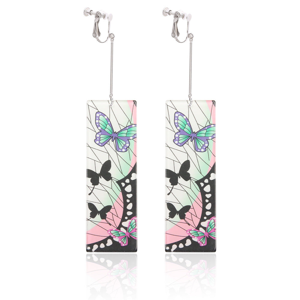 Anime Peripheral No Stove Door Auricular Earrings