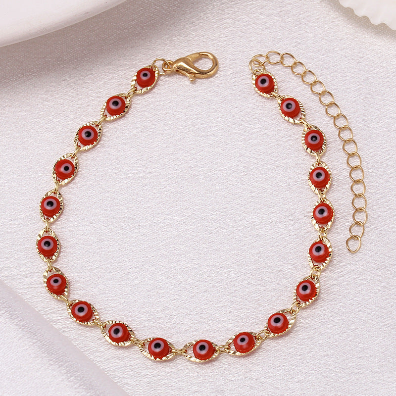 Design Simple Assorted Color Devil's Eye Bracelets