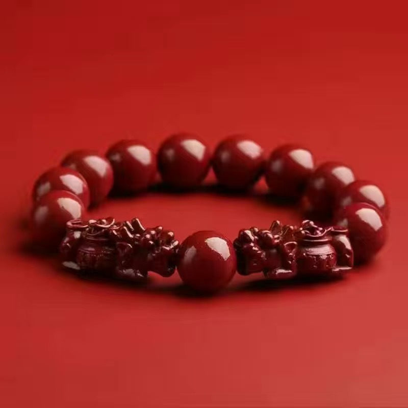 Women's & Men's Double Purple Gold Sand Original Life Ball Female Beaded Live Bracelet