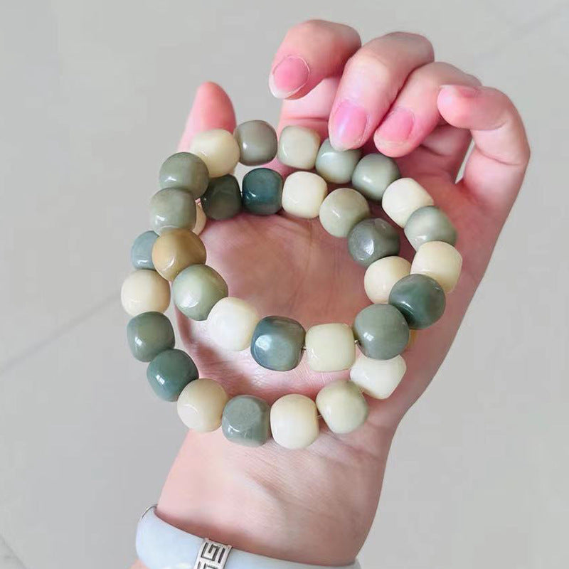 Paw Caramel Gradient Green Candy Landscape Material Bracelets