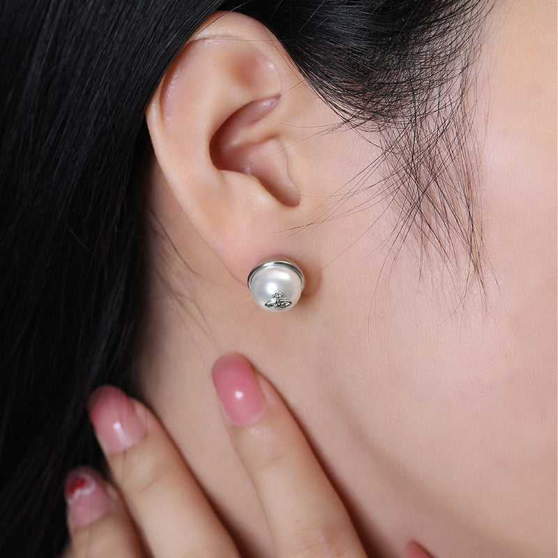 Pearl Queen Mother Elegant High Sense Earrings