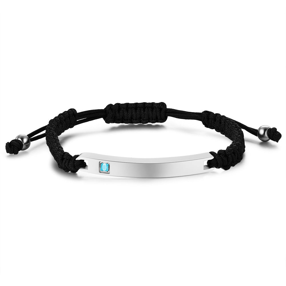 Simple Personality Glossy Diamond Fashion Can Bracelets