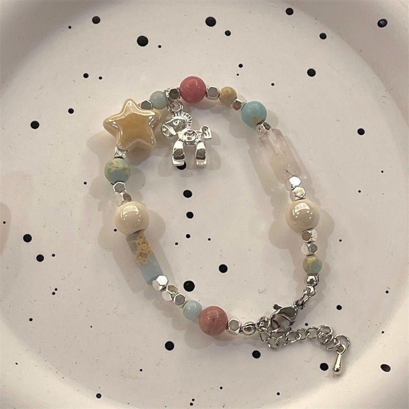 String Beads Hand-made Ethnic Everyday Fashion Bracelets