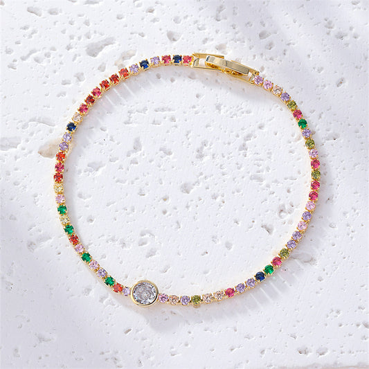 Hair Copper Plating Color Zircon Special Bracelets