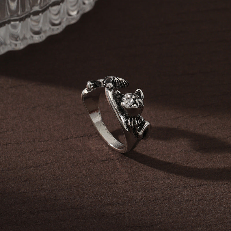 Men's Hip Hop Style Trendy Retro Elegant Zinc Rings