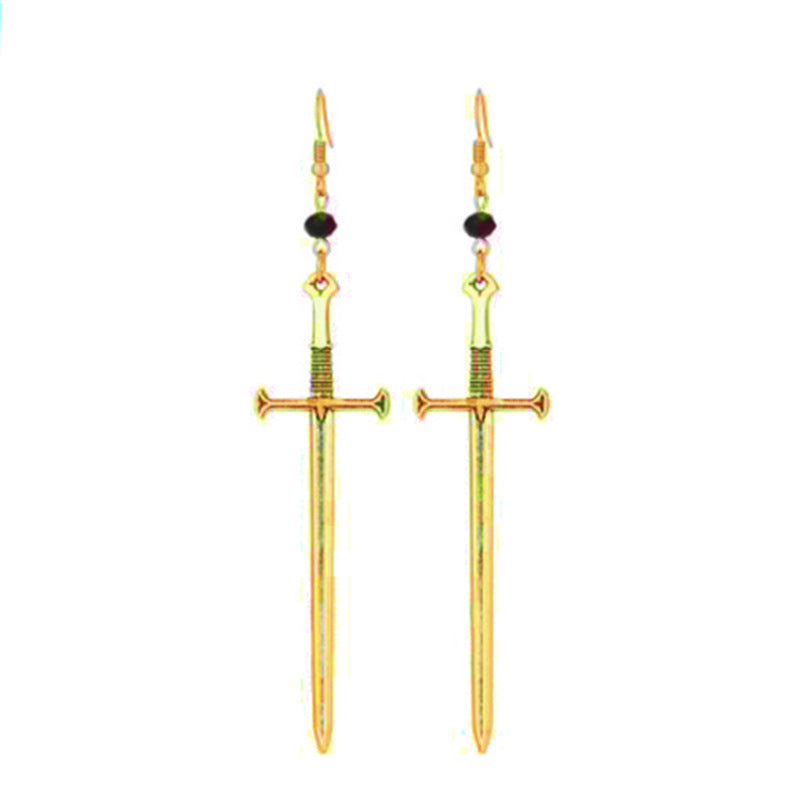 Classy Sword Sier Classic Fashion Novel Earrings