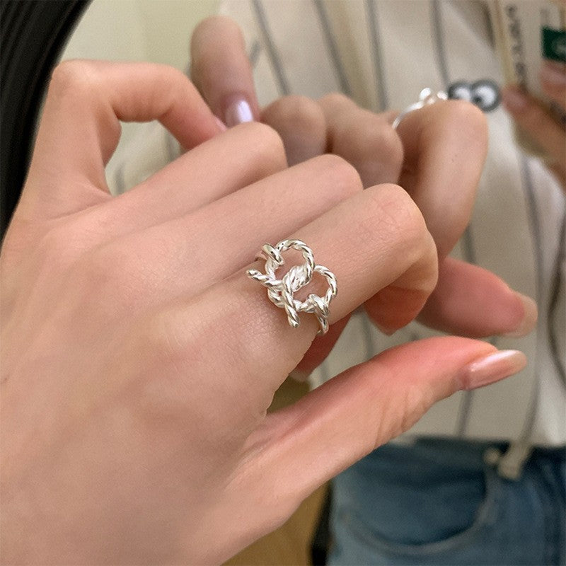 Women's More Than Ornament For Minority Elastic String Small Rings