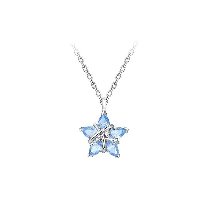 Copper Band Weaving Star Series Female Necklaces