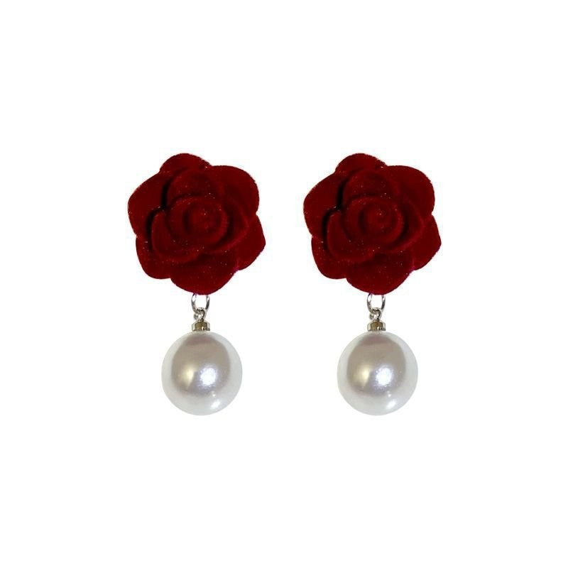 Vintage Veet Dignified Flowers Pearl Niche Rings