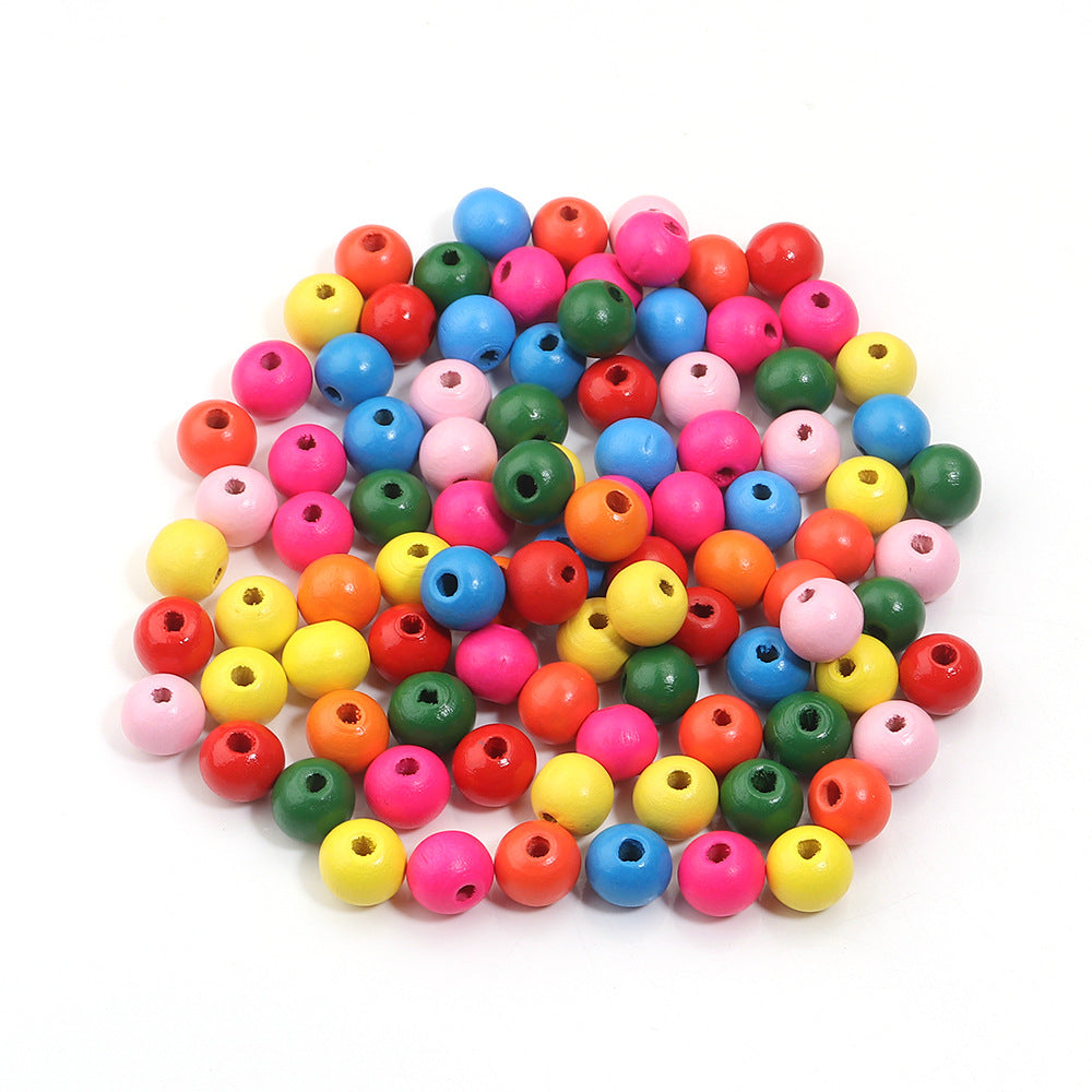 Beads Wooden Bead Scattered Handmade Log Jewelry Accessories