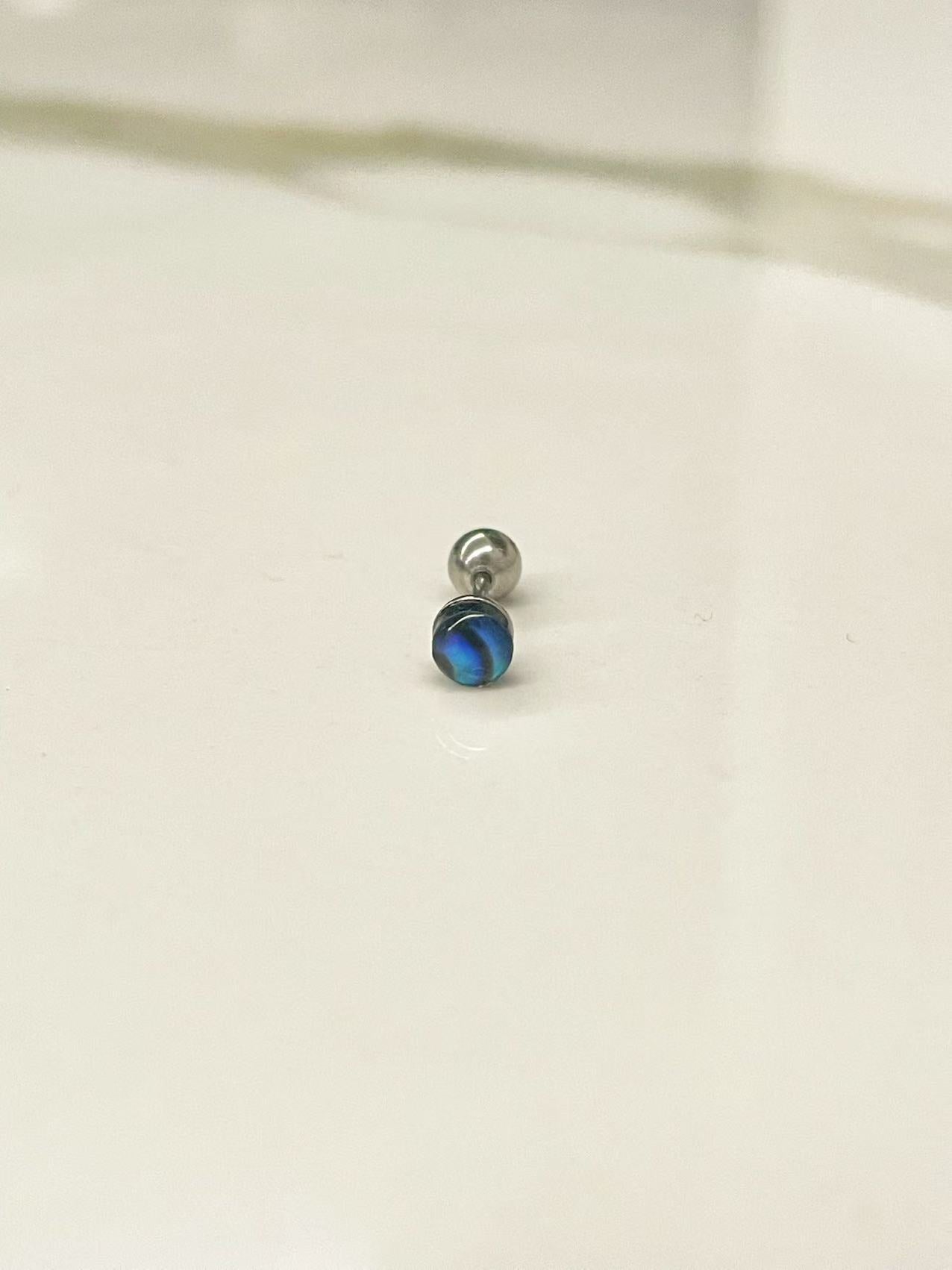 Women's Colorful Blue Diamond Butterfly Suit Sense Simple Personalized Ear Stud Earrings