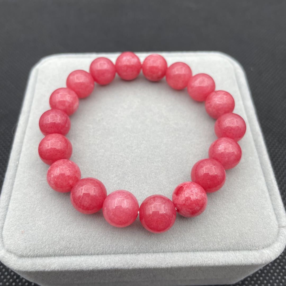 Women's & Men's Optimized Jade Bead Simple Single Circle Live Bracelets