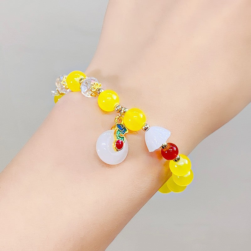Safety Buckle Sweet Tassel Hand Toy Bracelets