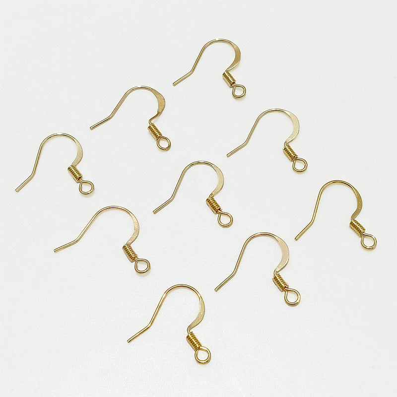 Casual Gold Plated Handmade Flat Materials Ear Hook