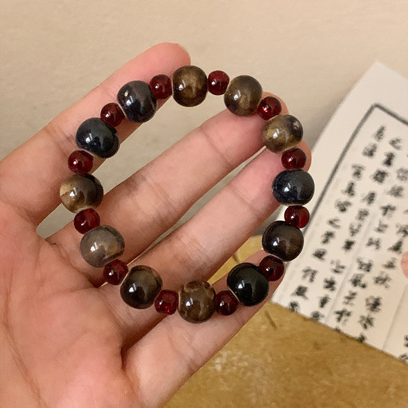 Niche Retro Chinese Beaded Handmade Stall Bracelets
