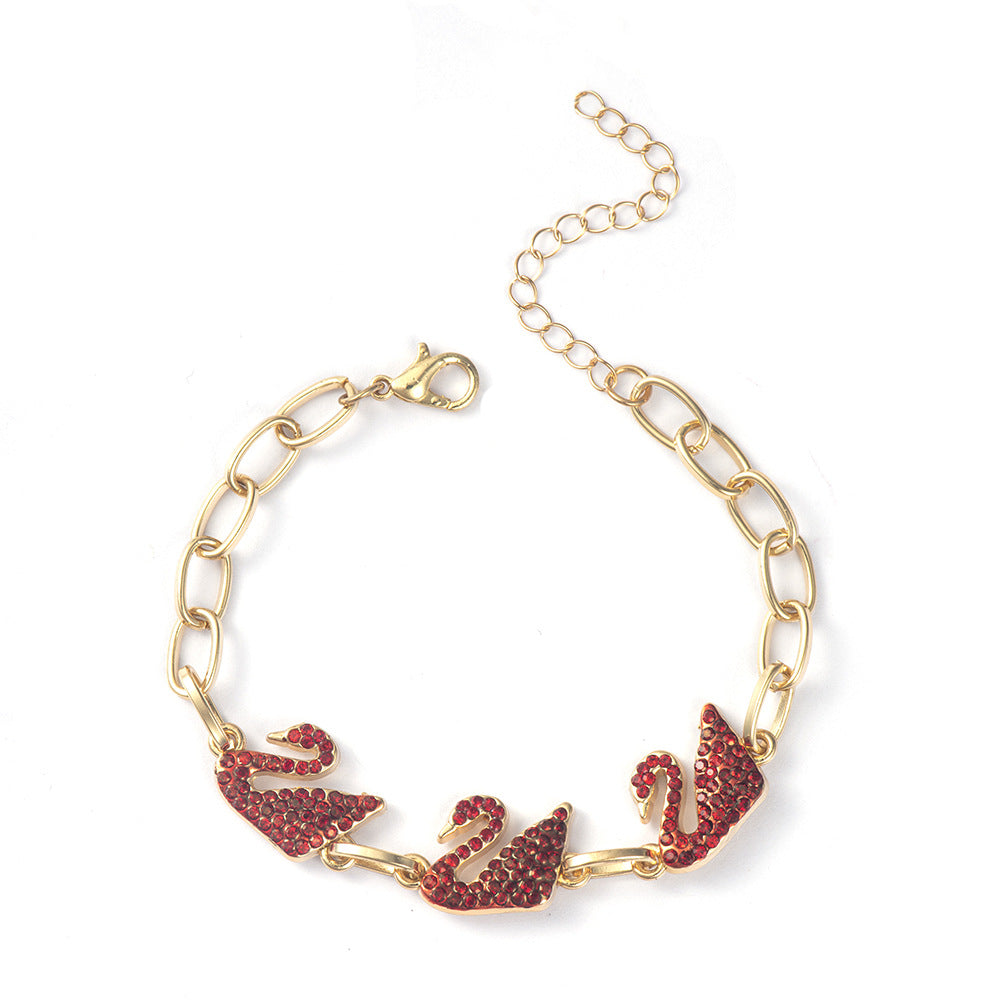 Women's Swan Female Niche High Sense Bracelets