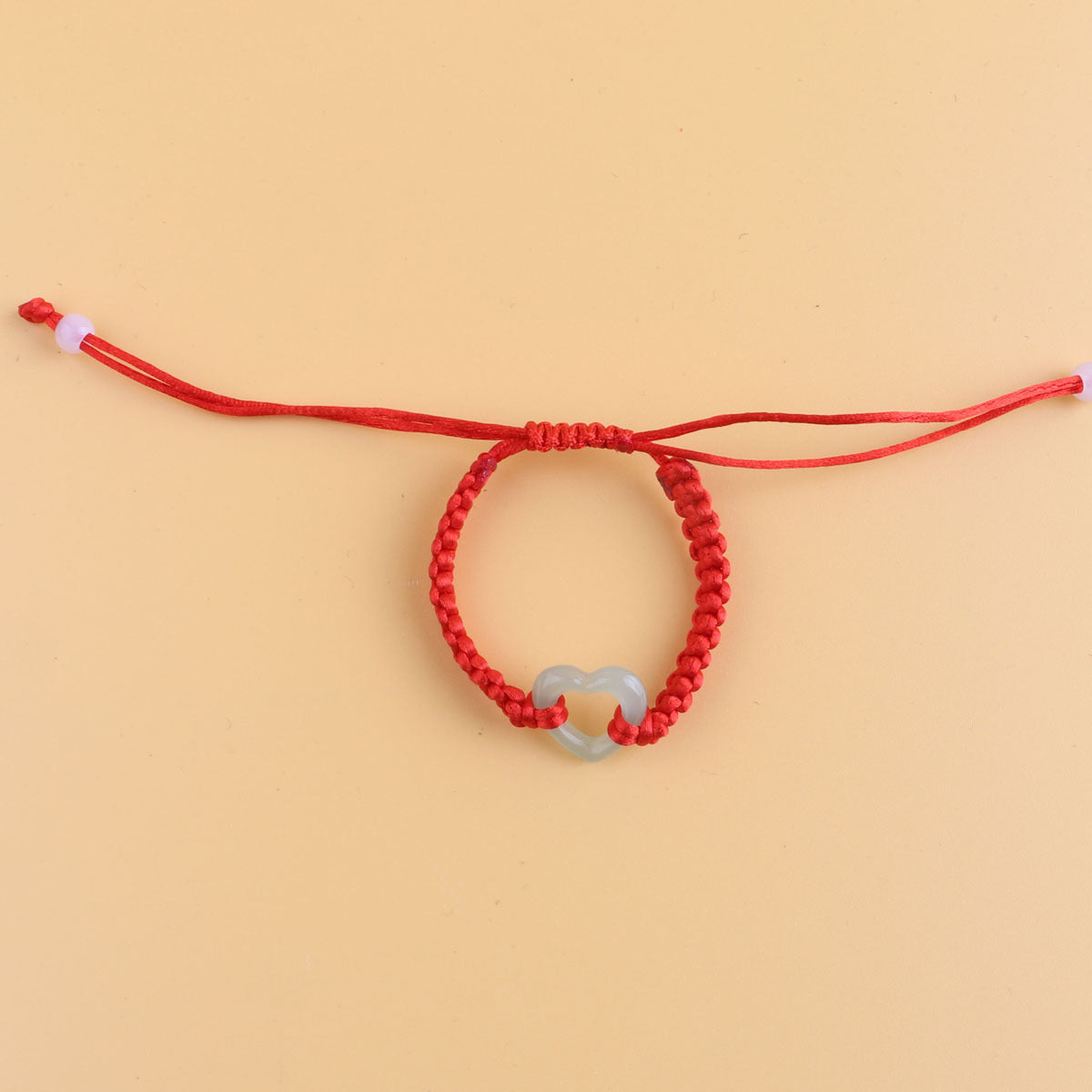 Style Heart Buckle Woven Red Rope Couple Bracelets
