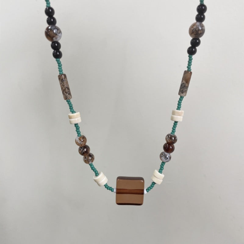 Women's Beaded Butterfly For Light Luxury Minority Design Sense Inner Zen Necklaces