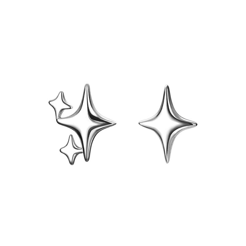Four Stars Ear Korean Trend Cool Earrings