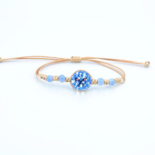 Woven Real Flower Stall Girlfriend Gifts Dried Bracelets