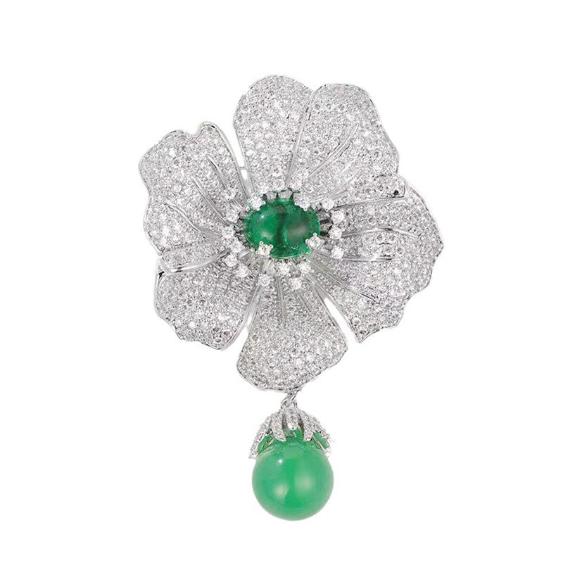 Chic Camellia Brooch Creative Luxury Flower Brooches