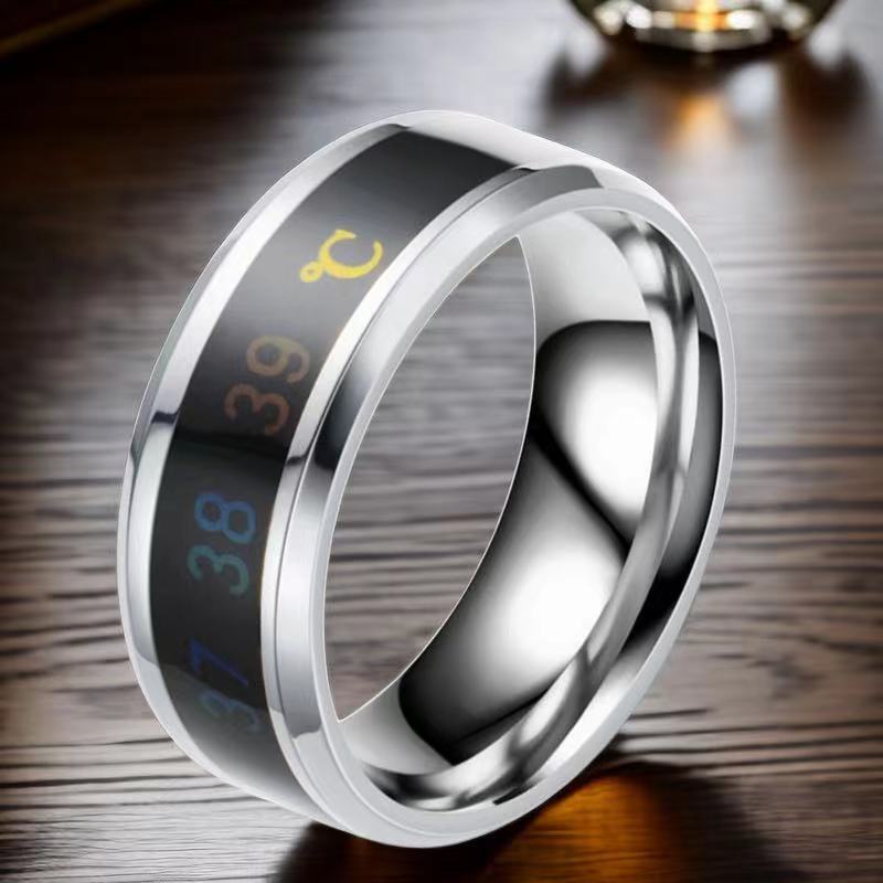 Men's Stainless Steel Smart Trendy Cold Hip Rings