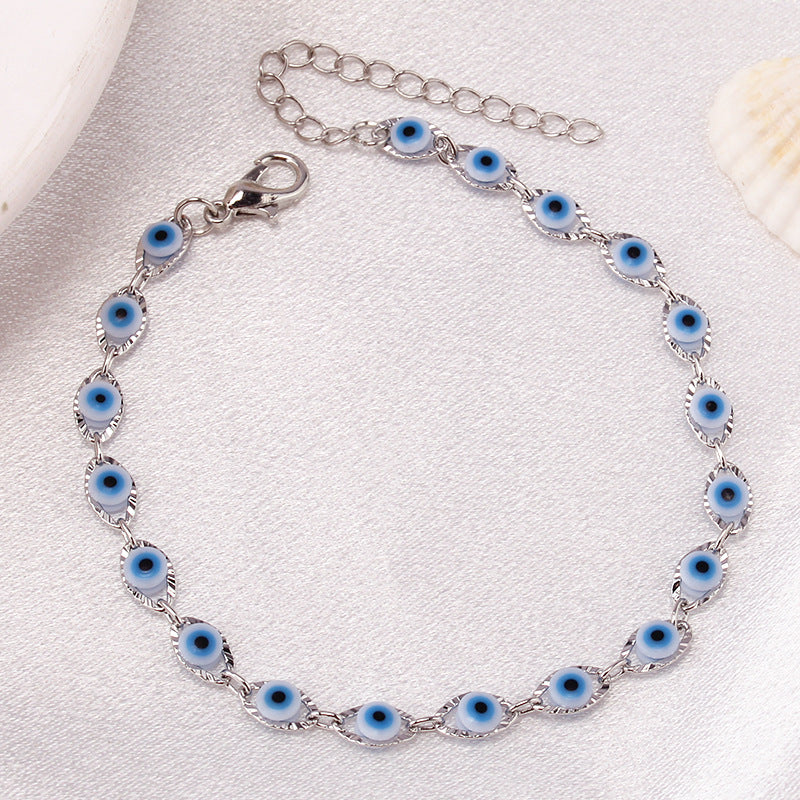 Design Simple Assorted Color Devil's Eye Bracelets