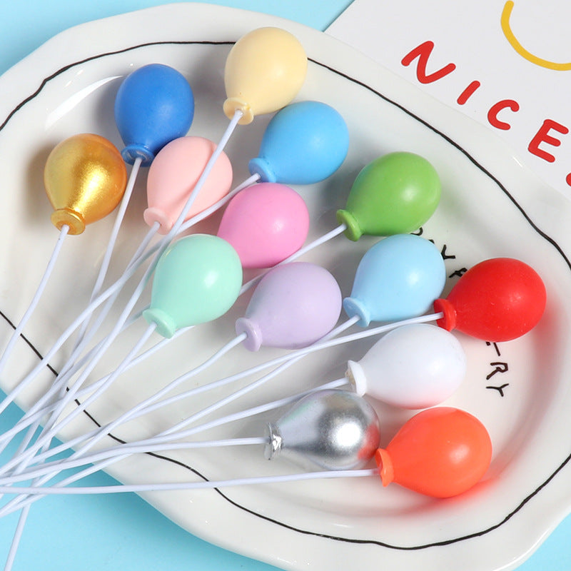 Love Confession Balloon Birthday Party Baking Cake Insertion Jewelry Accessories