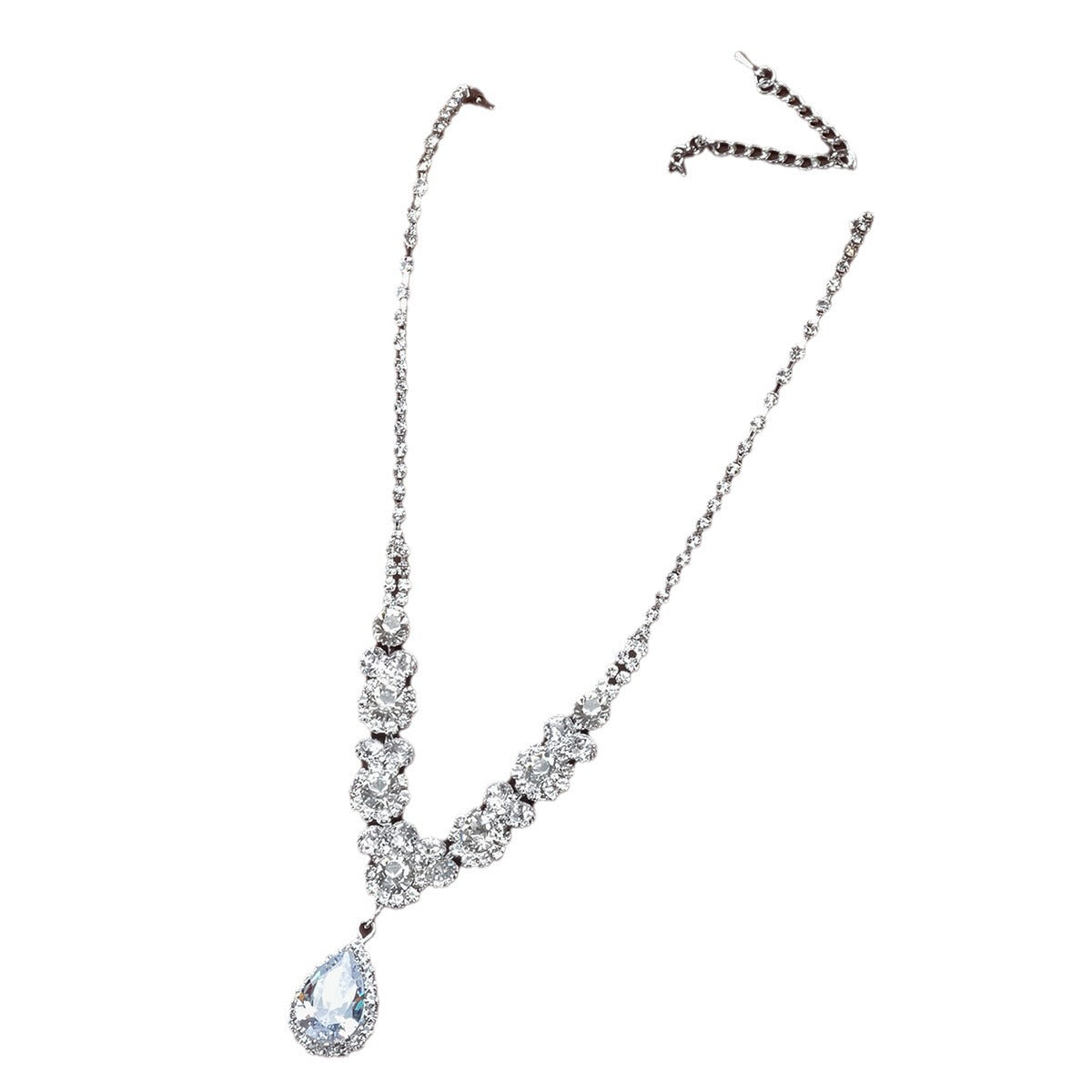 Style Rhinestone Fashion Zircon Female Water Necklaces