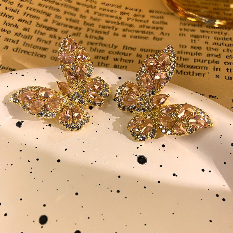 Oil Oval Geometric French Retro Special Earrings