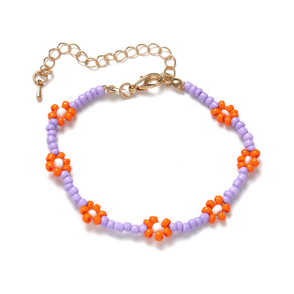 Women's Bead Elastic String Beaded Bohemian Beach Vacation Bracelets