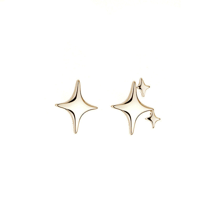 Four Stars Ear Korean Trend Cool Earrings