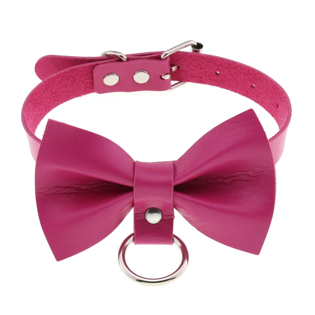 Punk Black Bowknot Neckband Graceful Fashionable Collar