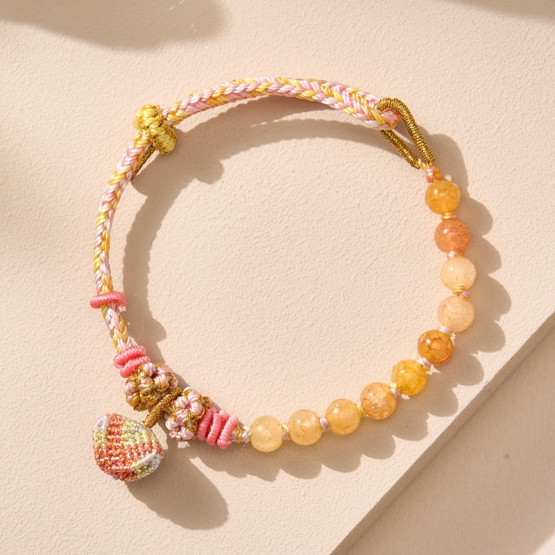 Boat Festival Perfect Peach Blossom Carrying Strap Bracelets