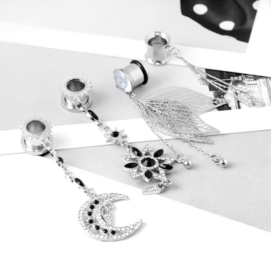 Hollow Jeweled Ear Extender Auricle Large Earrings