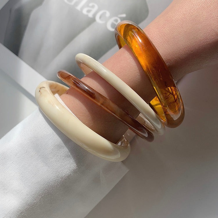 Graceful Classic Resin Multicolor Elegant Fashion Bracelets