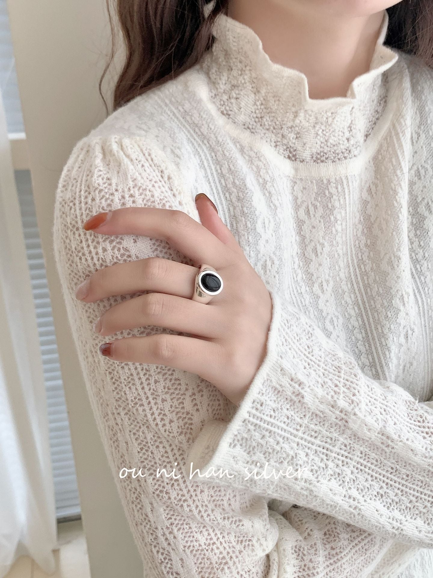 Oni Sterling Sier Female Style Design Rings